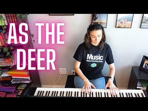 As the Deer // BEAUTIFUL church hymn // piano arrangement by Raluca Bojor with sheet music available