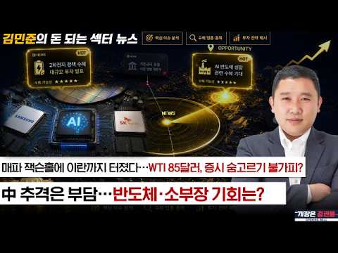 워시 '매파 발언' / 반도체 슈퍼사이클 이상무(f. 삼성전자, CXMT) #김민준 #돈되는섹터뉴스 #토마토TV 영상 썸네일