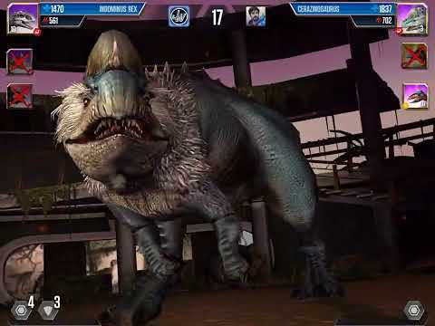 Jurassic world episode 65 Indominus Rex vs Cerazinosaurus