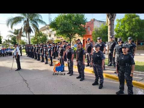 LA CARLOTA. POLICIA FESTEJÓ ANIVERSARIO 19 11 25