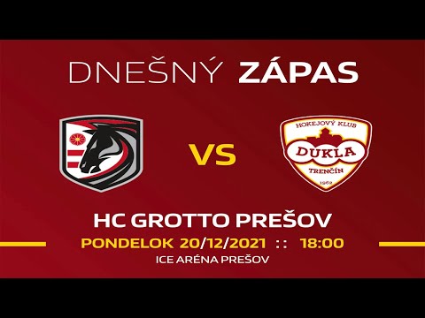 HC GROTTO Prešov - HK DUKLA Trenčín |LIVE| TIPOS Extraliga| 27.kolo