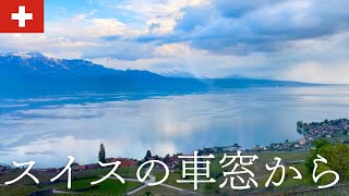 【癒し映像】スイス鉄道の旅｜窓からの絶景をただ楽しむ