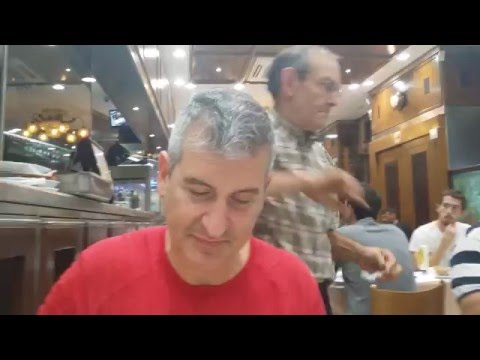 Pt 2- Legendary waiter Acacio in action at Cervejaria Ramiro, Lisbon