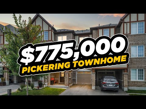 Inside this $775,000 Freehold Townhouse in Pickering, Ontario | Walkthrough of 1033 Reflection Place