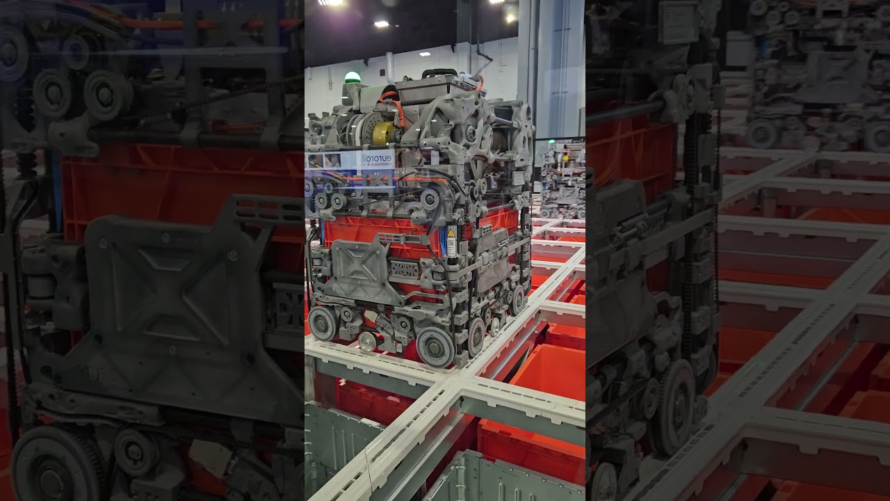 Ocado Intelligent Automation, 600 robot at Modex 2024 (filmed by @stiqltd )