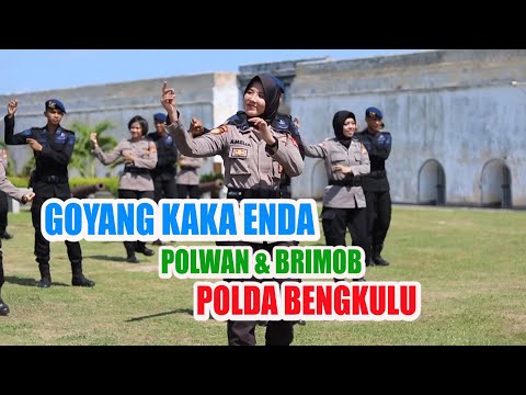 KRENNN.. GOYANG KAKA ENDA, POLWAN & BRIMOB POLDA BENGKULU