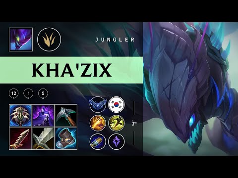 Kha'Zix Jungle vs Zac - KR Diamond Patch 25.24