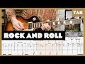 Led Zeppelin - Rock and Roll - Guitar Tab | Lesson | Cover | Tutorial