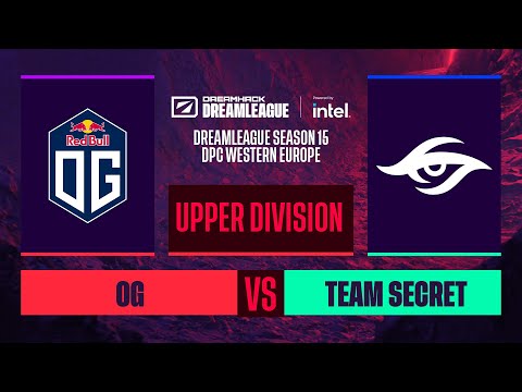 Dota2 - Team Secret vs. OG - Game 2 - DreamLeague S15 DPC WEU - Upper Division