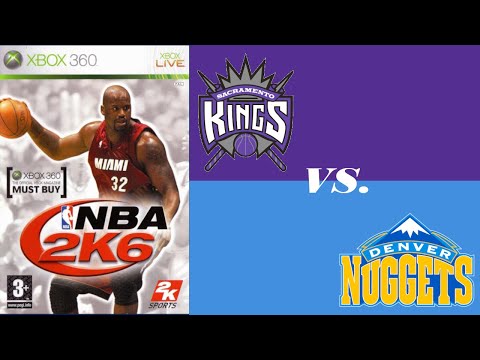 NBA 2K6 - Sacramento Kings vs Denver Nuggets - Xbox 360 Gameplay