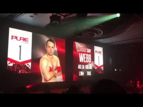 HK White Collar Boxing September 2015 - Cassius Gray entrance