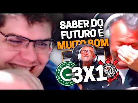 CASIMIRO REAGE: RÁDIO CRAQUE NETO - GOIÁS 3X1 CORINTHIANS PELO BRASILEIRÃO 2023 | Cortes do Casimito