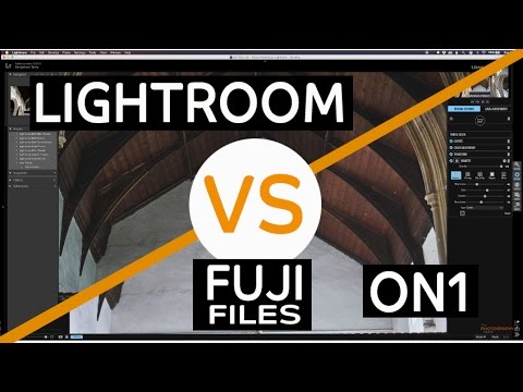 Fuji X-T2 RAW RAF file in Lightroom Vs ON1 Photo RAW