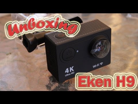 Unboxing eKen h9 Action Camera 4k Wifi Waterproof / Sumergible