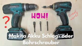 Überraschend, warum Makita 18V Akkuschrauber: Schlag- vs. Bohrschrauber?