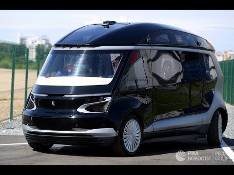 ROSYJSKA MOTORYZACJA - KAMAZ 1221 ELEKTRYCZNY AUTOBUS BEZ KIEROWCY