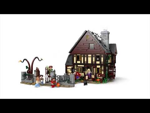 Vidéo LEGO Ideas 21341 : Hocus Pocus Disney : le manoir des sœurs Sanderson