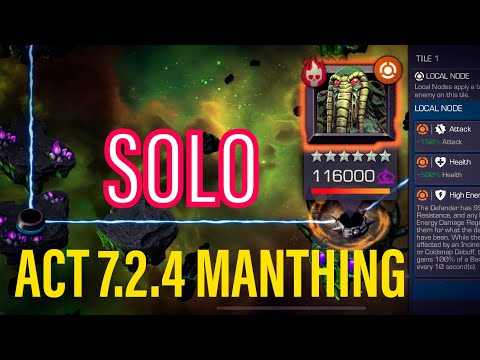 How To Defeat Act 7.2.4 Manthing | Marvel Contest Of Champions