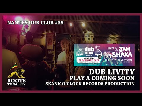 NANTES DUB CLUB #35 - DUB LIVITY PLAYING A COMING SOON SKANK O'CLOCK RECORDS PRODUCTION