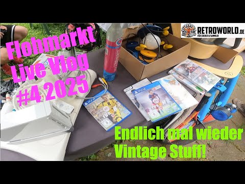 Flohmarkt Live Vlog #4 2025 Endlich mal wieder Vintage Stuff