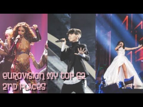 Eurovision: my top 62 | 2nd places (1956-2018)