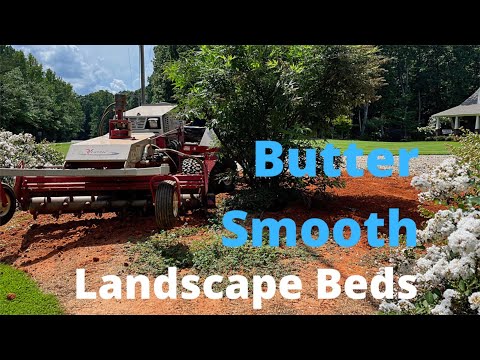 Landscape Bed Redo // Grading a Landscape Bed // Ventrac 4500Z