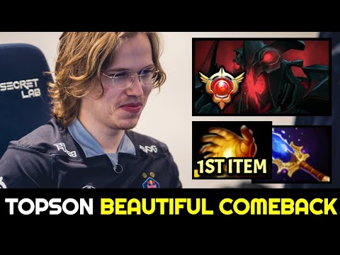 TOPSON 7.31 Beautiful Comeback vs Grandmaster Tier Shadow Fiend Dota 2