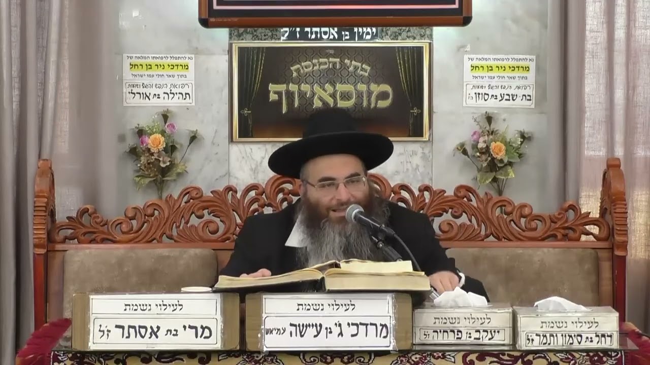 הרב עופר כודרי | פרשת חיי שרה | בית הכנסת מוסאיוף