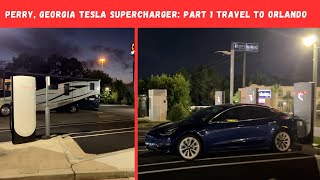 Perry, Georgia Tesla Supercharger: Part 1 Travel To Orlando