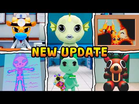 Animal Hospital Roblox gameplay from a previous seasonal update