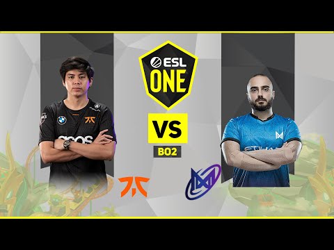 Full Game: Fnatic vs Nigma Galaxy Game 2 (BO2) ESL ONE MALAYSIA 2022