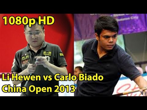 Li HE WEN vs Carlo BIADO ᴴᴰ 1080p - 2013 China Open 9-ball