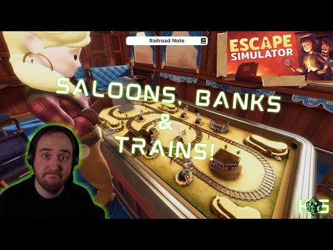Saloons, Banks & Trains | Wild West DLC | Escape Simulator Gameplay