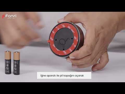 Fonri  Akıllı Kapı Kilidi Tuş Takımı Kurulum