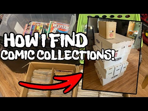 HOW I FIND COMIC COLLECTIONS TO BUY!