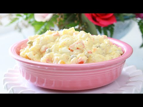 Belizean Potato Salad without Heinz Salad Cream | Potato Salad Recipe
