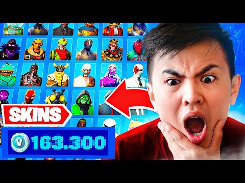 VISER ALLE MINE FORTNITE SKINS *MANGE PENGE VÆRD*