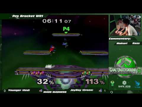 Mass Madness 10 SSBM - Younger (Red Falco) vs. Joyboy (Green Falco) - Melee WR1