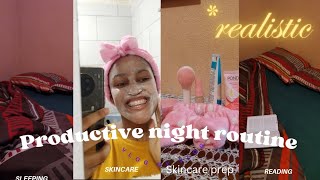 *REALISTIC* Productive Night Routine