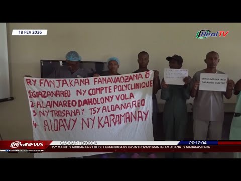 REAL NEWS / NY #VAOVAO MARINA MIVANTANA 18 FEBROARY 2026 #Madagascar 
