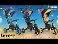 миниатюра 0 Видео о товаре Трехколесный велосипед Pituso Leve Lux, Navy Black (Морской чёрный)