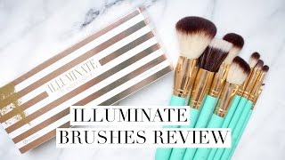 Illuminate Brushes Review | bh cosmetics