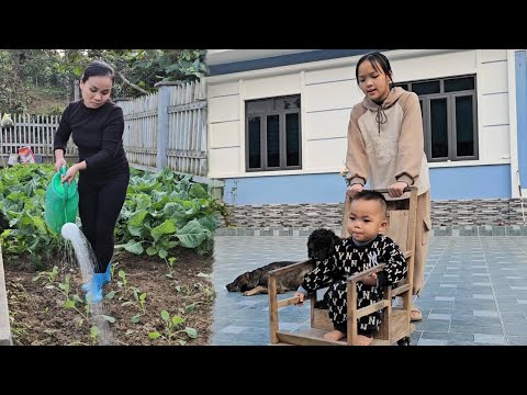 Single Mother. On the weekend, Bong came home with Mom Sao and Bun.