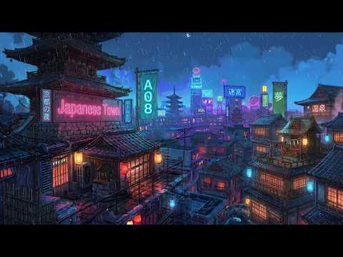 Lofi Hip Hop Beats 🚬 Smoky 1980s & 90s Mood & Rain Through Narrow Streets 🌙 Lofi Rain Playlist