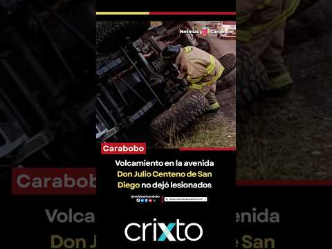 Volcamiento en la avenida Don Julio Centeno en San Diego no dejó personas lesionadas