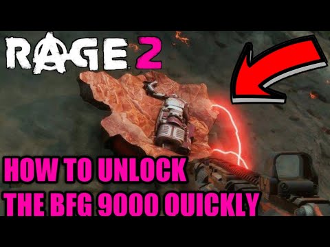 Rage 2: BFG 9000 how to quickly unlock it l! Bfg 9000 location. Rage 2 locations!