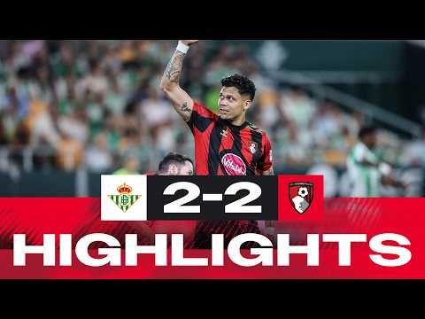 Betis 2-2 Bournemouth: Fornals rescata el empate en un partido vibrante (goles y resumen)