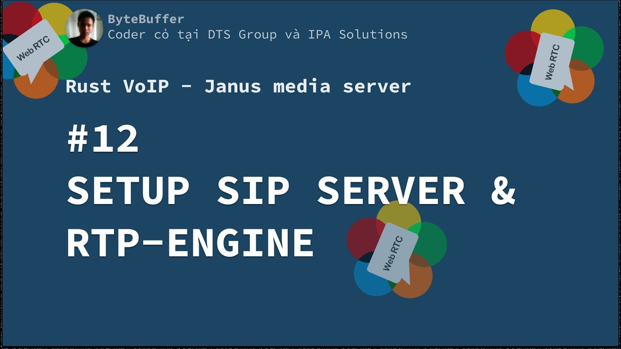 Rust VoIP - Janus Media Server #12: Setup SIP server & RTP-engine