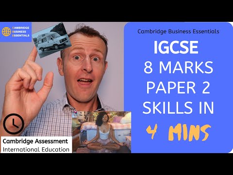 How to Answer IGCSE(O-level) Business Paper 2 8 Mark Question  CAIE (Cambridge Int. Exams)
