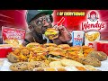 WENDY'S EATING 1 OF EVERYTHING (MUKBANG)